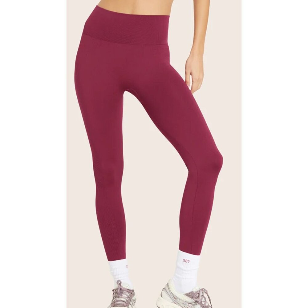 Set Active High Rise Sculptflex Power Leggings Wildberry-sz XS - Picture 1 of 9
